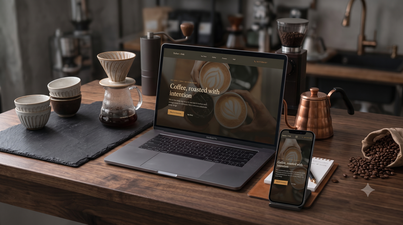 Coffee Roastery Website Template