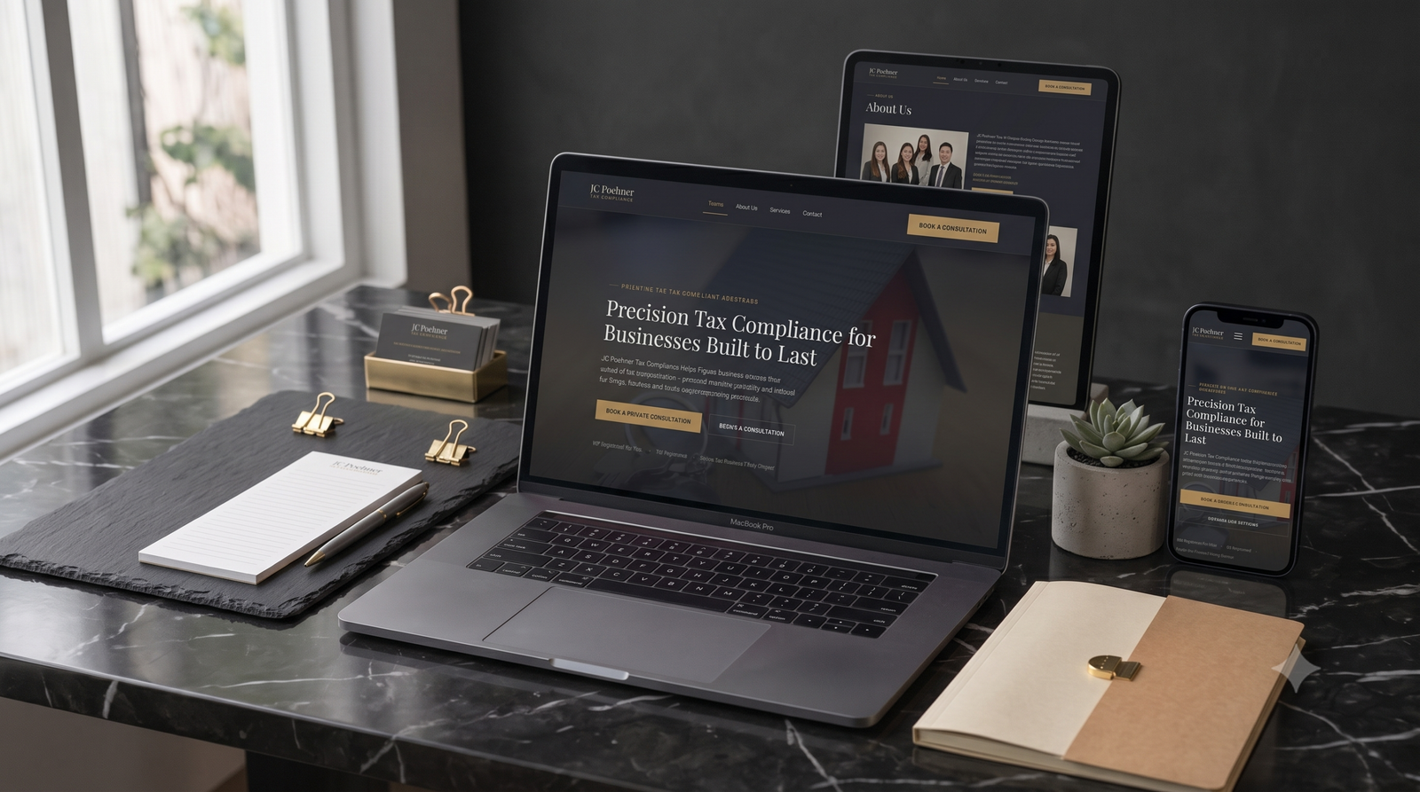 Tax Consultant Website Template